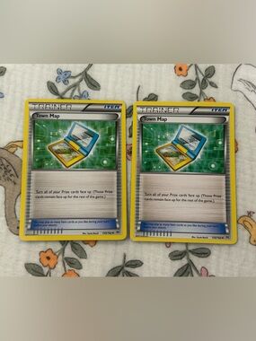Pokemon Town Map, 2015, Collectible, Fan Favorite, Bundle (2)
